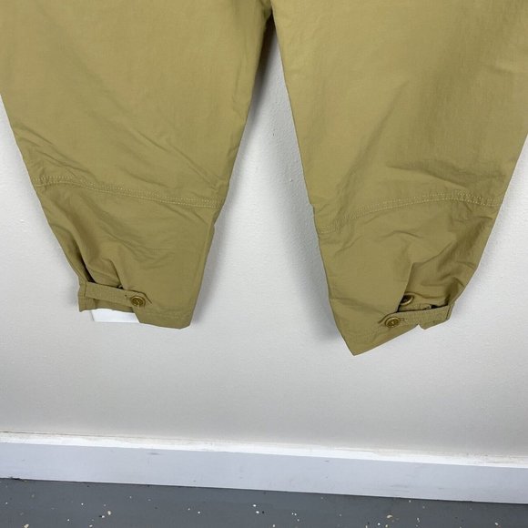 Madewell Ripstop Pull-On Paperbag Pants Beige High Rise Straight Leg Size S - Picture 8 of 8